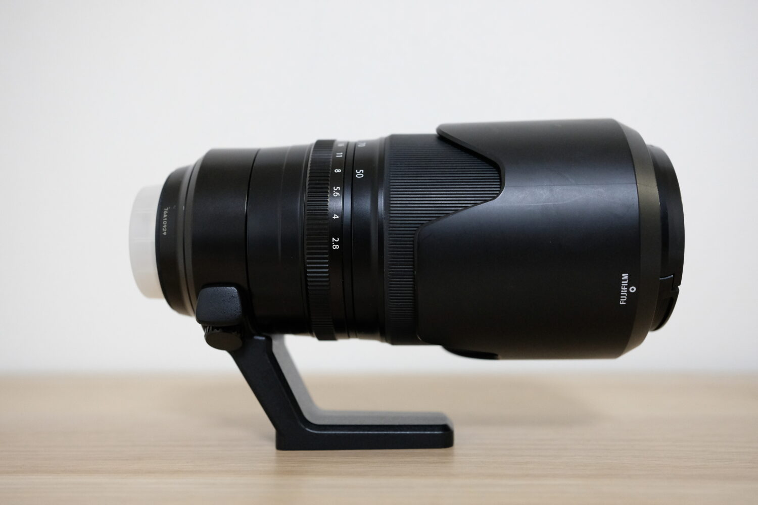 フジノン XF50-140mm レンズ状態良好、フードに難あり